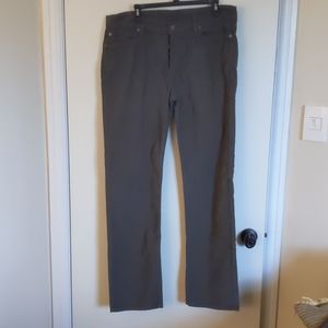7 for all mankind corduroy, gray, size 36